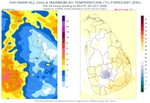 Expect Showers after 1.00 pm and Strong wind