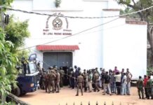 Fresh Unrest Erupts at Negombo Prison; Several Prison Officers Injured