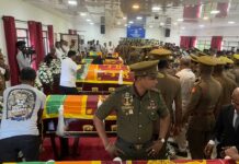 Final Respects Paid to Seven Prison Officers Killed in Negombo Prison Clash