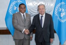 Vijitha Herath Holds Talks with UN Chief on Sri Lanka’s Recovery and Peacekeeping